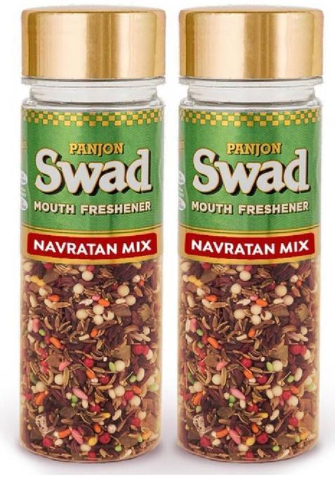 Swad Shahi Navratan Mix Mukhwas Mouth Freshener (100% Natural & Digestive), 2 Bottles, 280G Shahi Navratan Mix Mukhwas Mouth Freshener (100% Natural & Digestive) Mouth Freshener&nbsp;&nbsp;(2 X 140 G)