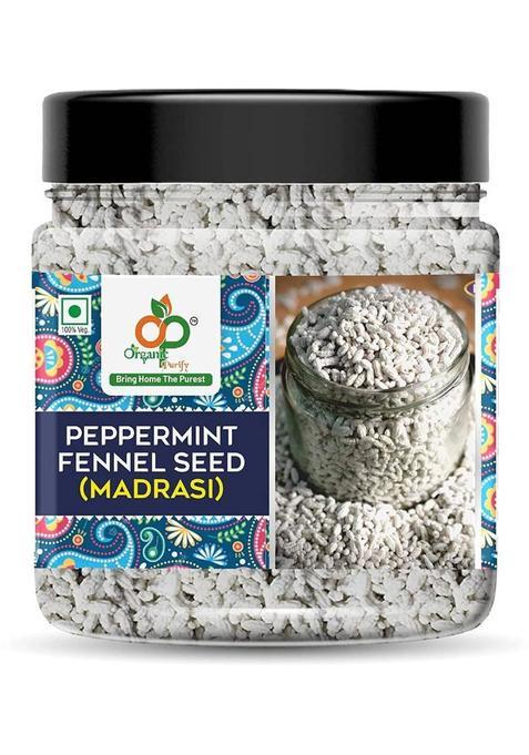 Organic Purify Madrasi Mukhwas Peppermint Fennel Seeds Jar Pack Madrasi Mukhwas&nbsp;&nbsp;(400 G)