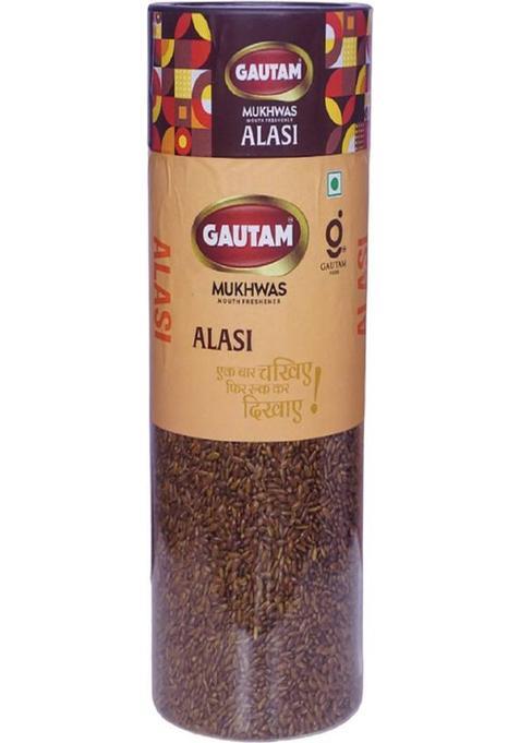 Gautam Alasi Seeds | Flax Seeds | Alsi Mukhwas 550G Bottle Alsi Mouth Freshener&nbsp;&nbsp;(1 Pieces)