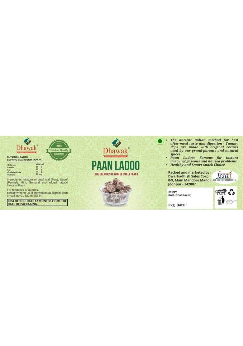 Dhawak Paan Ladoo | Mukhwas | Mouth Freshners | Churan | Paan Ladoo Paan Mouth Freshener (300 G)