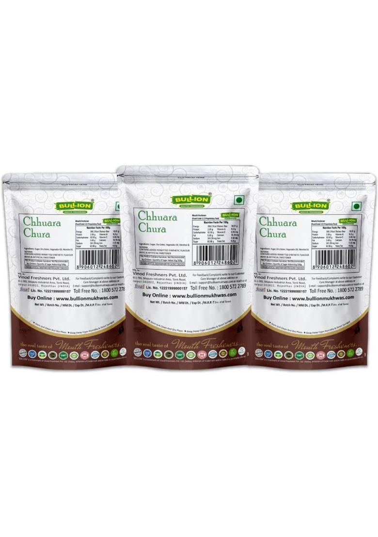Bullion Mukhwas, Chhuara Chura, Mouth Freshner Mouth Freshener (3 X 100 G)