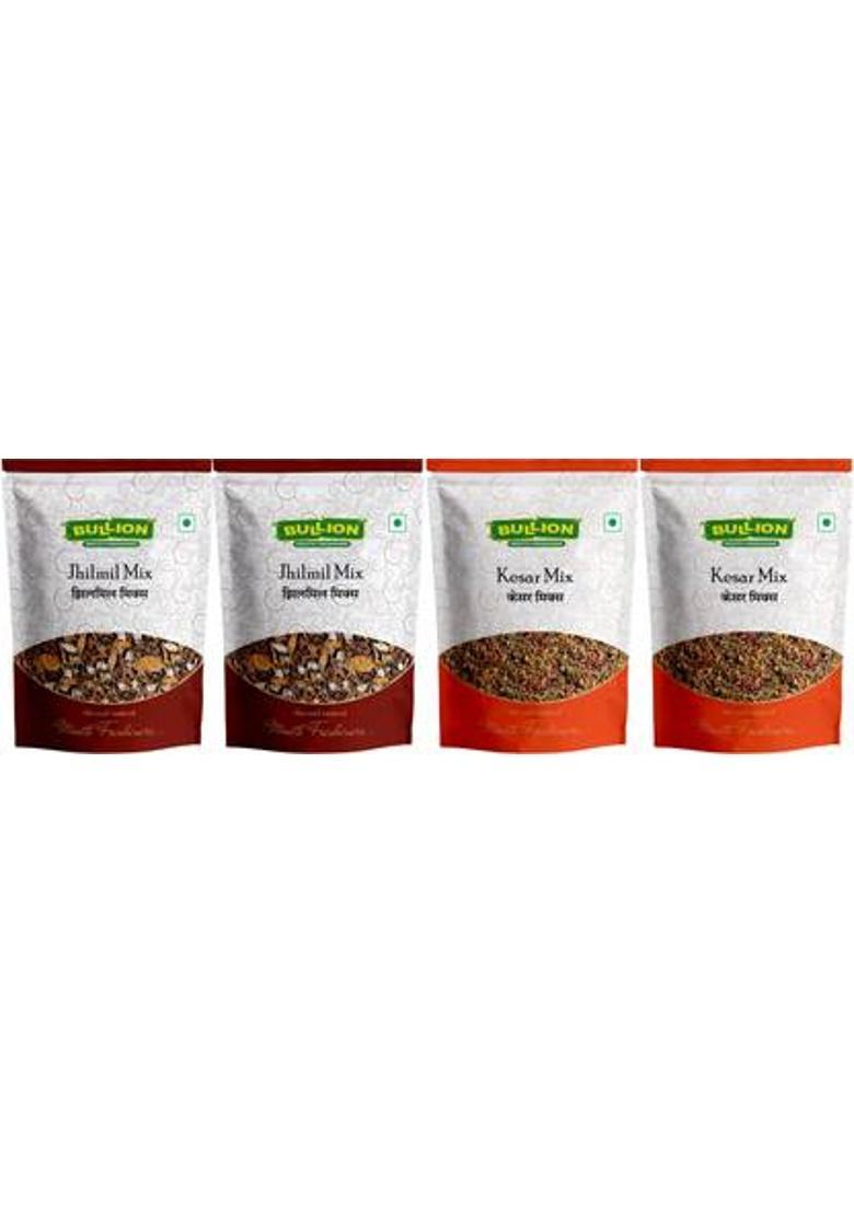 Bullion Mouth Freshener,Jhilmil Mix,Kesar Mix Mouth Freshener Mouth Freshener (4 X 100 G)