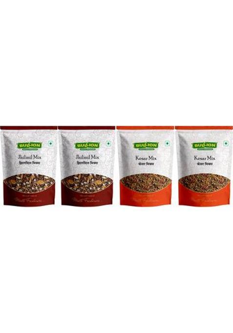Bullion Mouth Freshener,Jhilmil Mix,Kesar Mix Mouth Freshener Mouth Freshener (4 X 100 G)