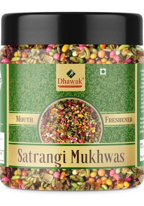 Dhawak Satrangi Mukhwas Home Made Satrangi Mouth Freshner|Digestive, After-Meal,Mukhwas Sweet Mouth Freshener&nbsp;&nbsp;(350 G)