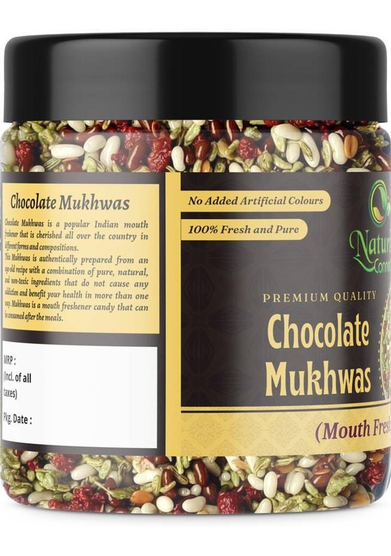 Nature Connect Chocolate Mukhwas Home Made |Mouth Freshener|Digestive, After-Meal Chocolate Mouth Freshener (350 G)