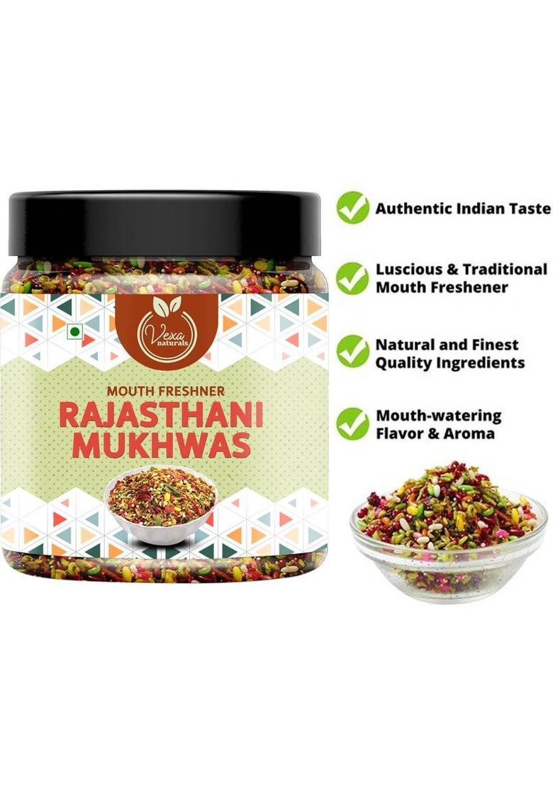 Vexa Naturals Rajasthani Mukhwas, Traditional Mouth Freshener Mukhwas Mix Fennel Seeds Mouth Freshener (400 G)