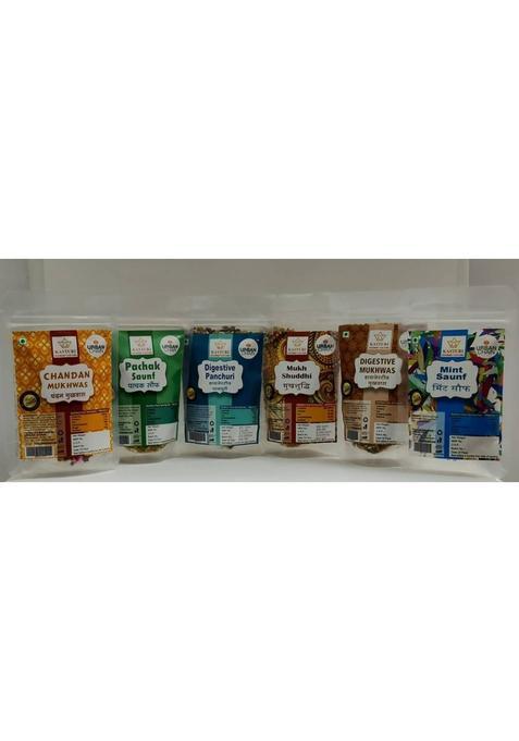 Urban Chain Mukhwas Combo 2 Sweet And Salty Mouth Freshener (6 X 50 G)