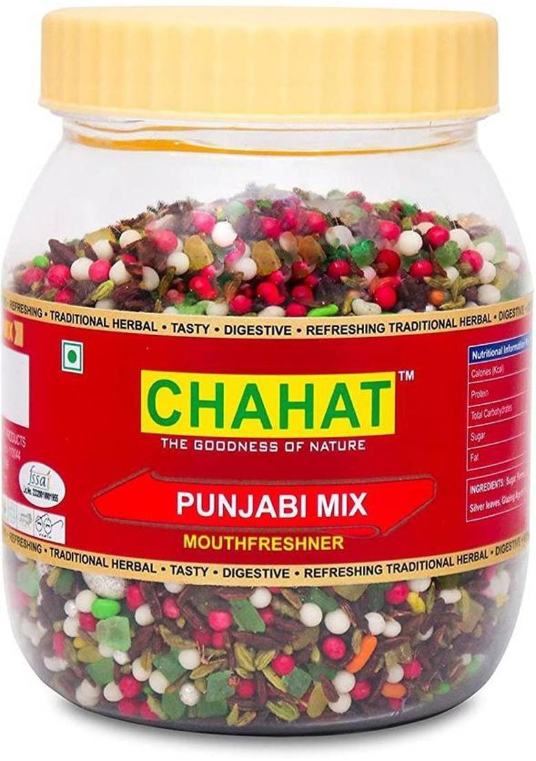 Chahat Punjabi Mix Mukhwas, Traditional Digestives Mouth Freshener Mukhwas Mix 360Gm (Pack Of 1) Saunf Mouth Freshener (360 G)