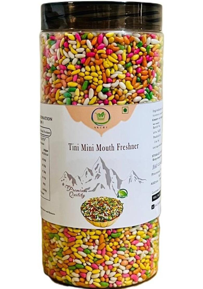 Skcrj Tini Mini Mouthfreshner 900G | Mukhwa| Coated Saunf Sweet Mouth Freshener (900 G)