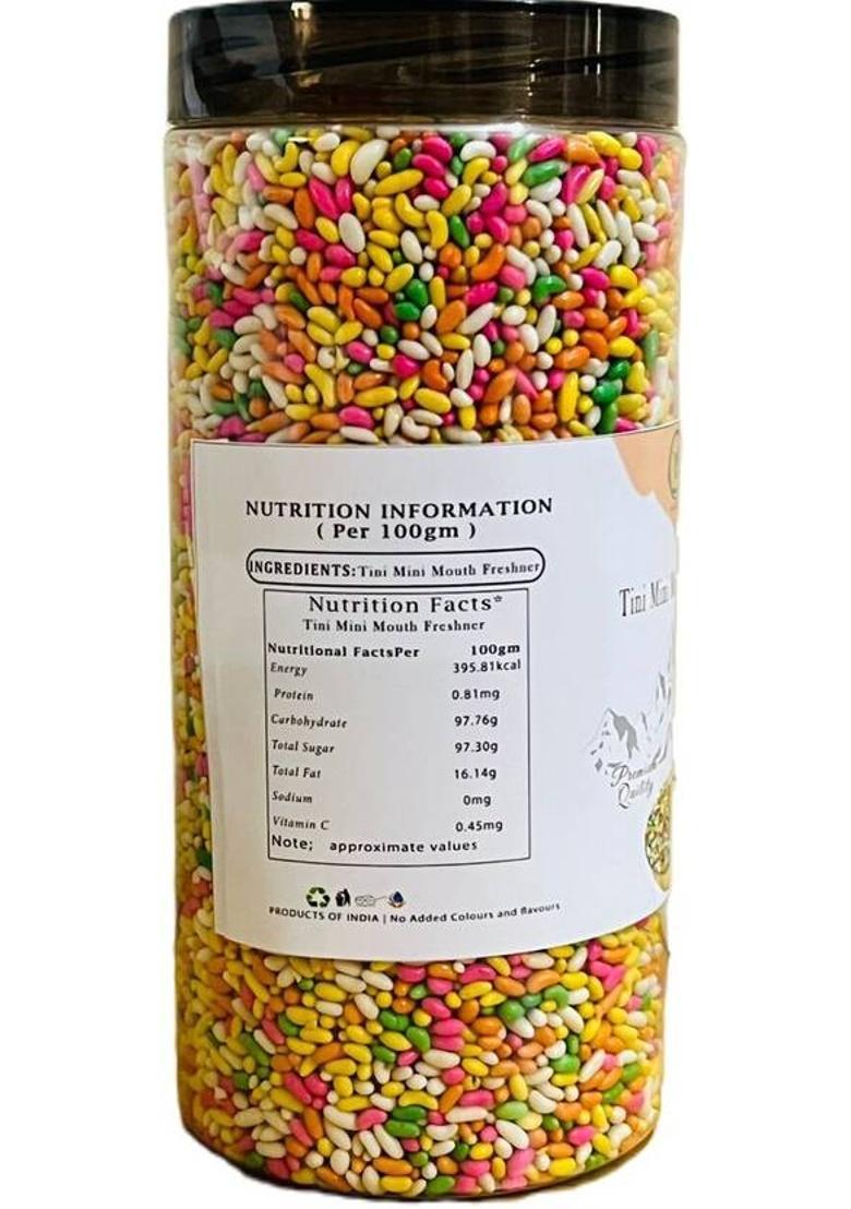 Skcrj Tini Mini Mouthfreshner 900G | Mukhwa| Coated Saunf Sweet Mouth Freshener (900 G)
