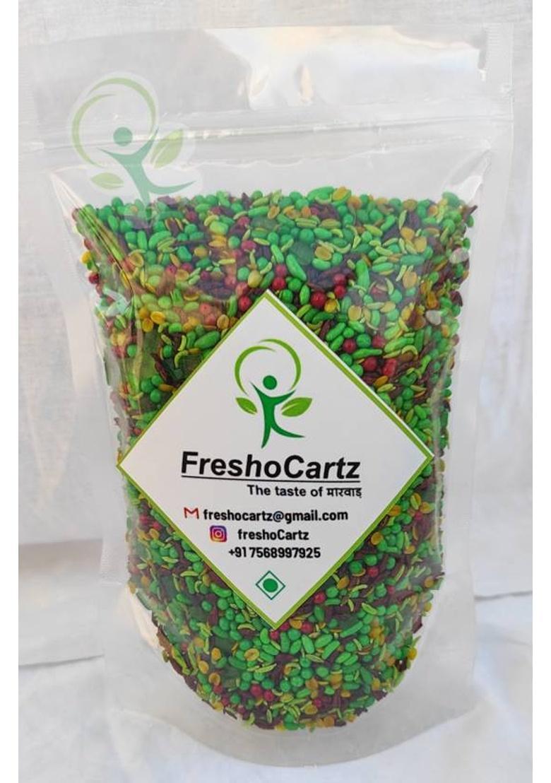 Freshocartz Green Mix Saunf ( Lovely Mix Sauf ) Mukhwas | Mouth Freshner | Sugar Coated Green Mixed Saunph Sweet Mouth Freshener (100 G)