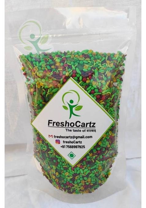 Freshocartz Green Mix Saunf ( Lovely Mix Sauf ) Mukhwas | Mouth Freshner | Sugar Coated Green Mixed Saunph Sweet Mouth Freshener (100 G)