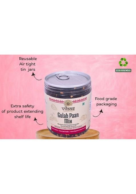 Vilaas Gulab Paan Mukhwas – Sweet & Refreshing Paan Mix For After Meal Freshness Gulaab Mouth Freshener (300 G)
