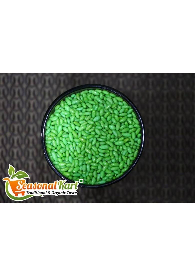 Seasonal Kart Homemade Sugar Coated Green Saunf Mukhwas Green Sugar Coated Saunf Fennel Mukhwas Mouth Freshener (400 G)