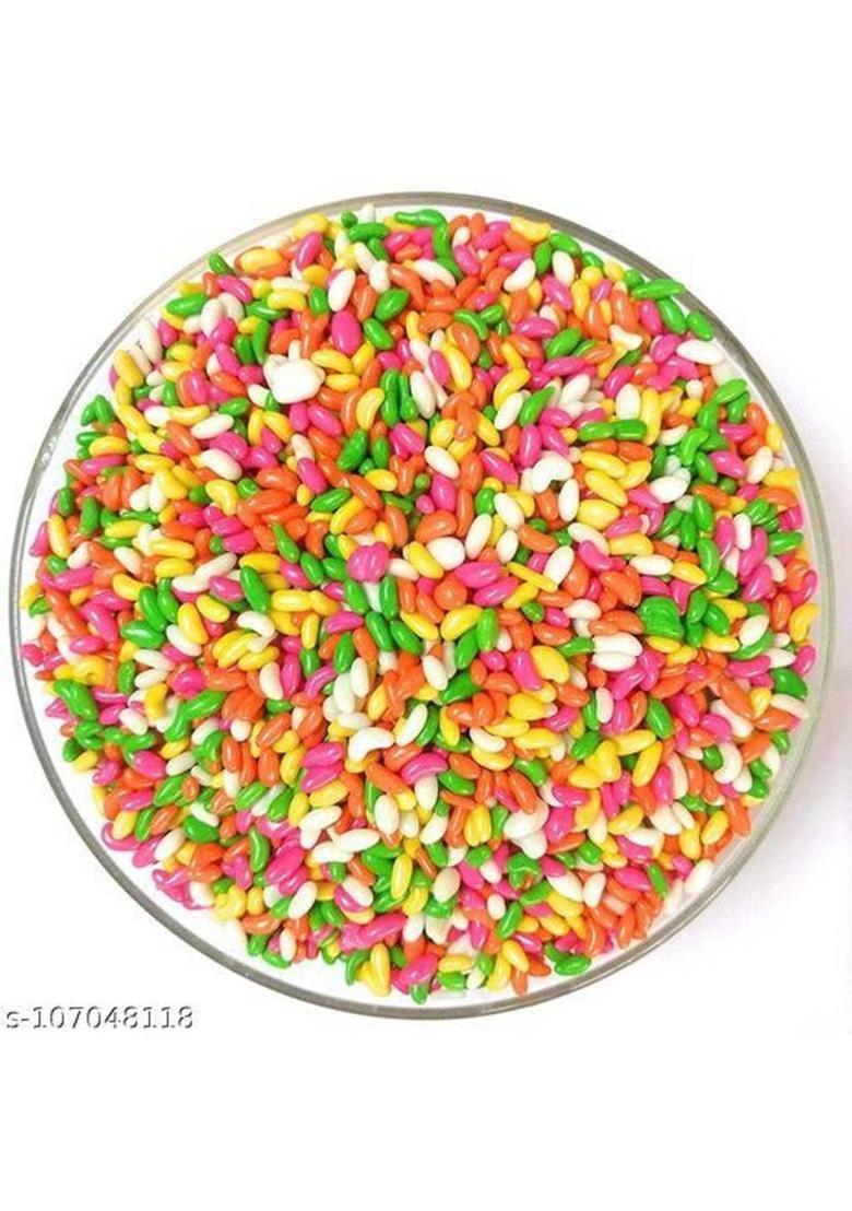 Siddhi Sweet Colourful Sugar Saunf| Colourful Fennel Seeds With Sugar Coated (500 Gm) Fennel Mouth Freshener (500 G)