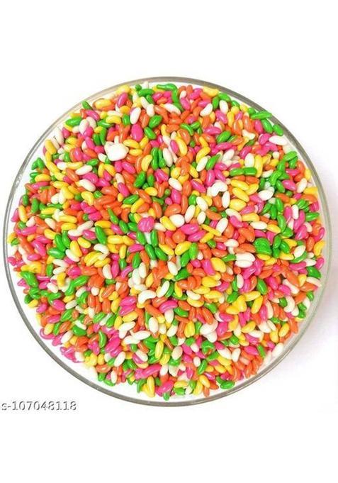 Siddhi Sweet Colourful Sugar Saunf| Colourful Fennel Seeds With Sugar Coated (500 Gm) Fennel Mouth Freshener (500 G)