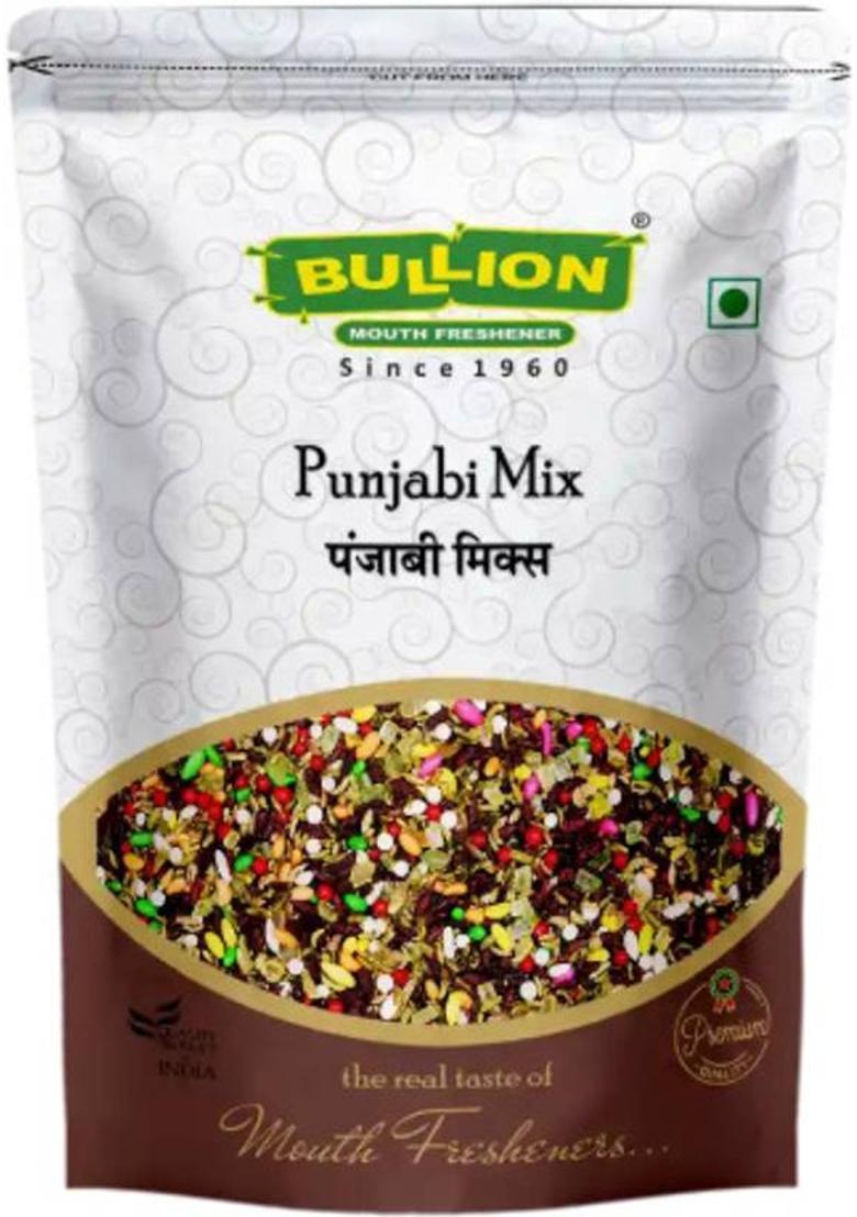 Bullion Premium Mukhwas Combo – Green, Punjabi Mix & Chhuara | 3X100G (300G) Mint, Rose, Floral Mouth Freshener (3 X 100 G)