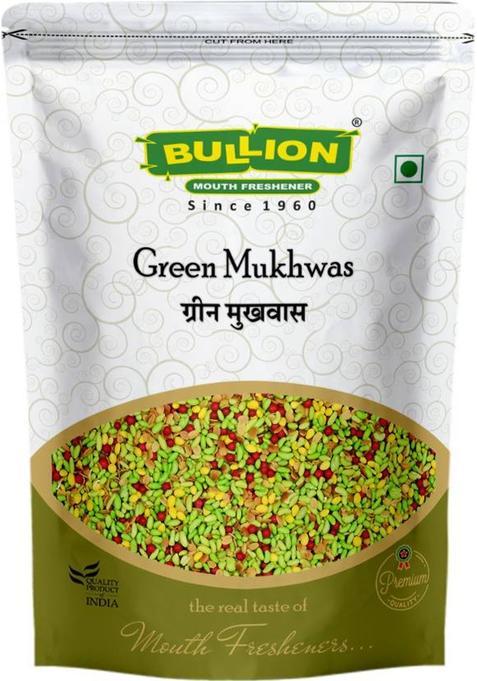 Bullion Premium Mukhwas Combo – Green, Punjabi Mix & Chhuara | 3X100G (300G) Mint, Rose, Floral Mouth Freshener (3 X 100 G)