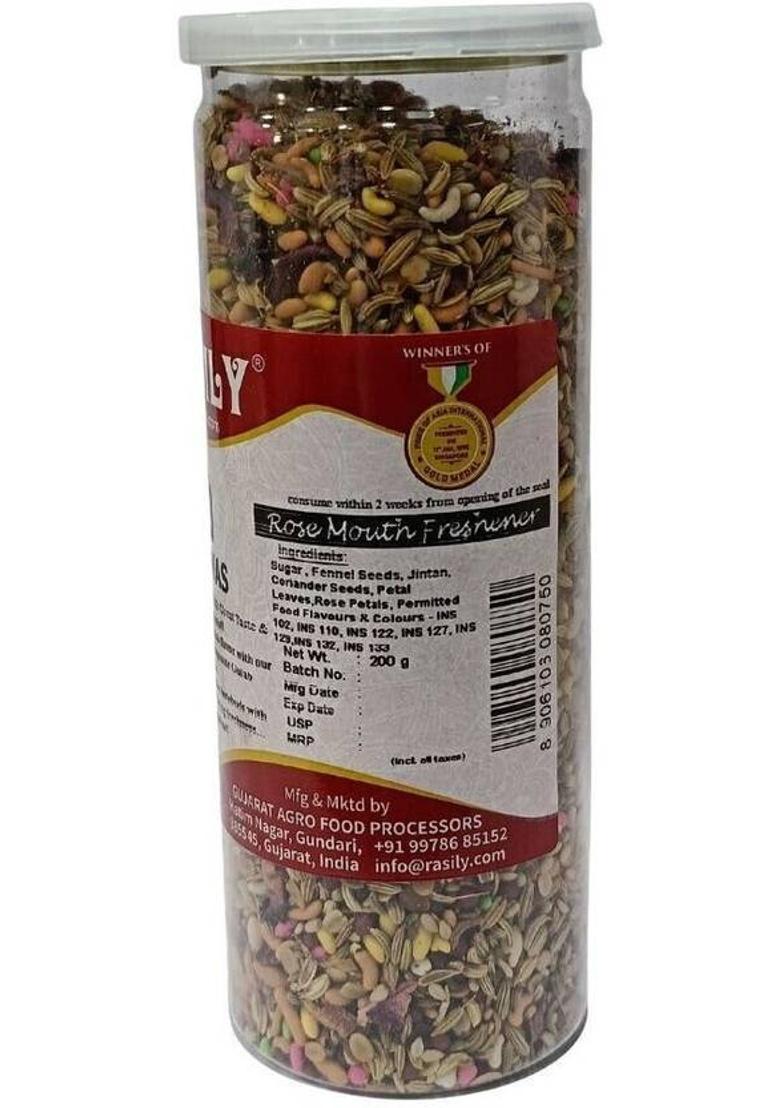 Rasily Gulab Mukhwas Mouth Freshener (Gulab Mukhwas Pack Of 2) Mouth Freshener (2 X 150 G)