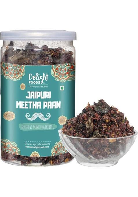 Delight Foods Calcutta Meeth Paan & Jaipuri Meeth Paan Without Supari (100 Each) Traditional Mukhwas Mouth Freshener (2 X 100 G)