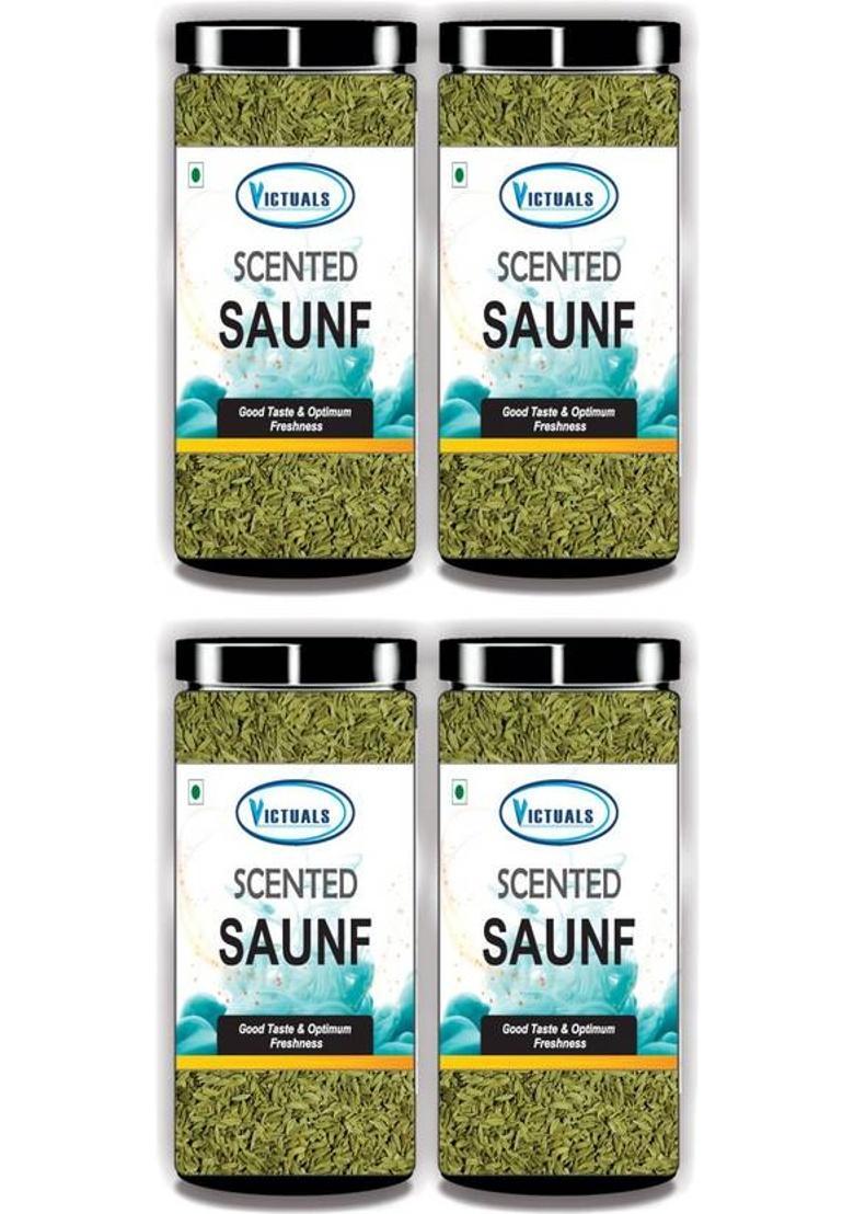 Victuals Saunf (Fennel Seeds) Premium Quality | Saunf | Mukhwas | Mouth Freshner | Sweet Mouth Freshener Mouth Freshener (4 X 200 G)