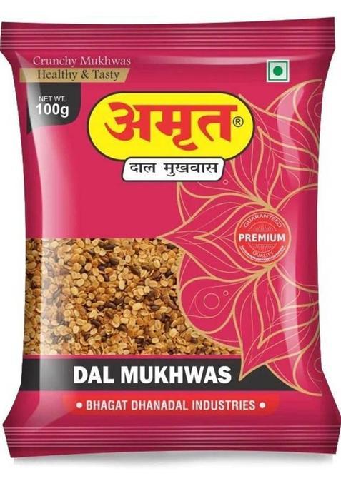 Amrut Alsi & Dal Mukhwas Digestive Crunchy And Tasty Mouth Freshener (4 X 100 G)