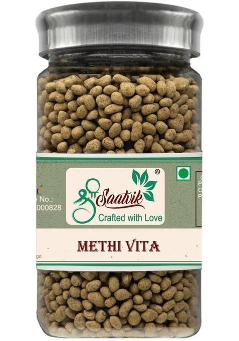 Shree Saatvik Methi Vita | Fenugreek Seeds Digestive Pills | Churan Mukhwas Mouth Freshener&nbsp;&nbsp;(0.18 Kg)