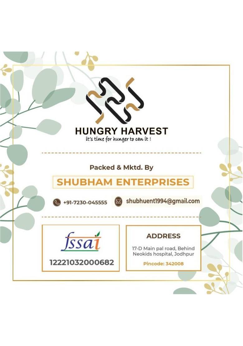 Hungry Harvest Chandan Mukhwas Mix Saunf Mukhwas After Meal| Jar Pack Mukhwas Mouth Freshener (3 X 300 G)