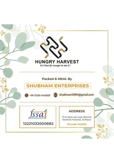 Hungry Harvest Chandan Mukhwas Mix Saunf Mukhwas After Meal| Jar Pack Mukhwas Mouth Freshener (3 X 300 G)