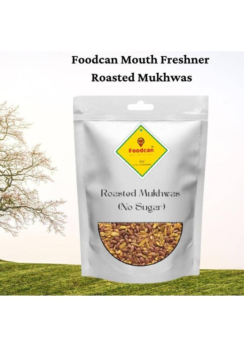 Foodcan Mouth Freshner Roasted Mukhwas 400 Grams (No Sugar) Mouth Freshener Mouth Freshener (400 G)