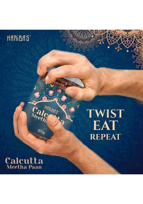 Haribas Calcutta Meetha Paan 300G Without Supari | After-Meal Snack| Traditional Mukhwas Calcutta Paan Mouth Freshener (300 G)