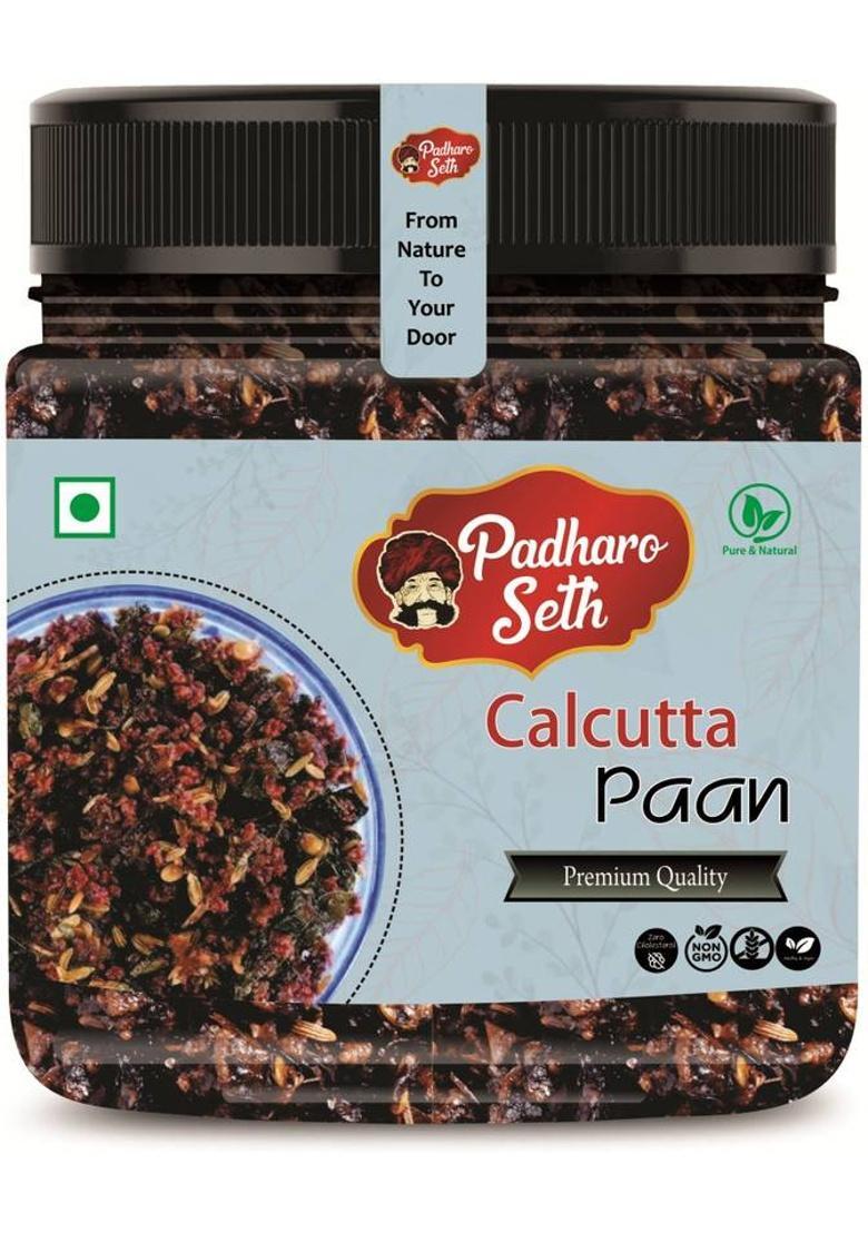 Padharo Seth Calcutta Paan Sweet Traditional Mukhwas Betel Leaf Mouth Freshener Digestive Mix Culcutta Paan Mouth Freshener (100 G)