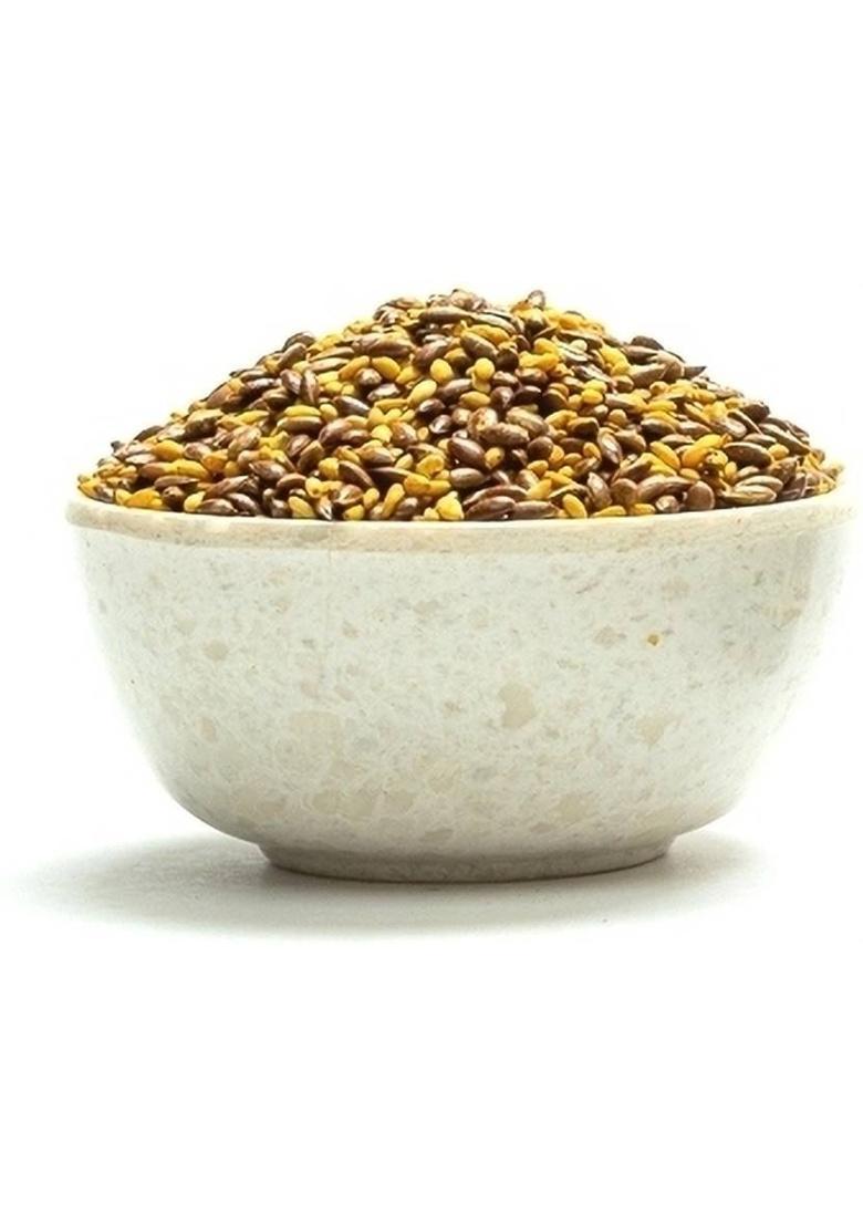 Janvi Foods Flax Seed And Sesame Seed Mix Mukhwas | Tal And Alsi Mix | Digestive Namkeen Mouth Freshener (200 G)