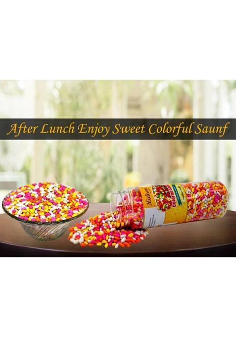 Midiron Colourful Sugar Coated Saunf – 150 Gms Fennel Mouth Freshener Mukshwas Sweet Mouth Freshener (150 G)