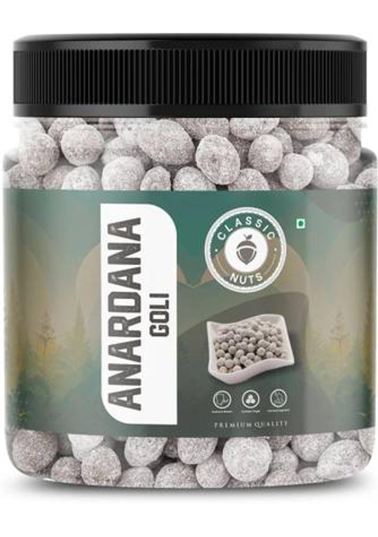 Classic Nuts Anardana Goli | Churan Goli | Digestive,After-Meal,Mukhwas | Mouth Freshener Pomegranate Goli Mouth Freshener (250 G)