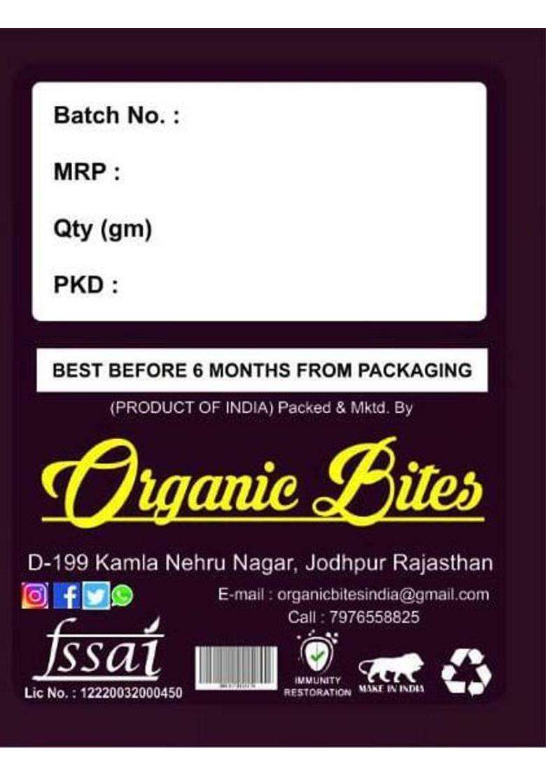 Organic Bites Calcutta Pan Mukhwas Without Supari [Mouth Freshener,Digestive] 200Gm X 2 Jar Sweet Mouth Freshener&nbsp;&nbsp;(400) - Indya