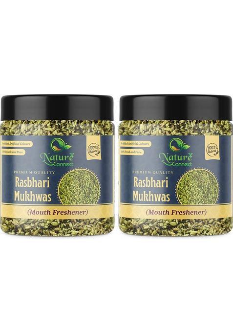 Nature Connect Rasbhari Mukhwas Home Made |Mouth Freshener|Digestive, After-Meal Mint Mouth Freshener&nbsp;&nbsp;(2 X 350 G)