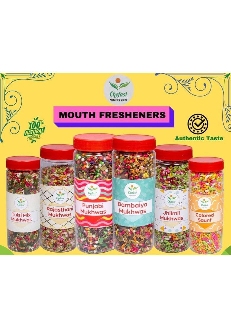 Chefast Bombaiya Mukhwas [ Digestive, After-Meal Snack] Pack Of 2 Sweet Mouth Freshener (2 X 230 G)