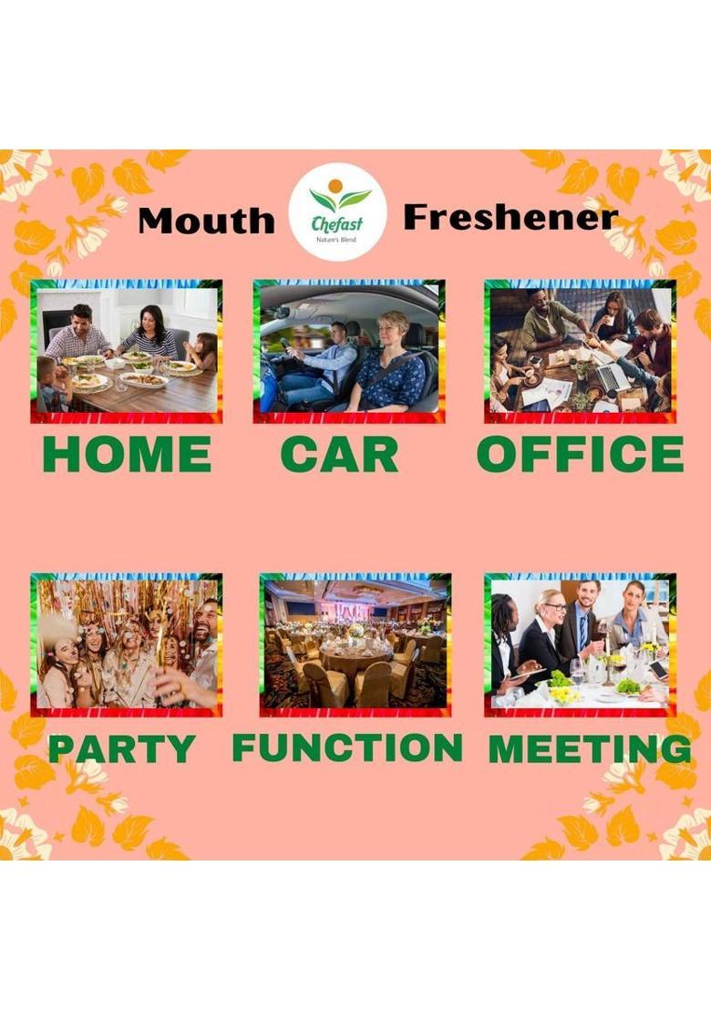 Chefast Bombaiya Mukhwas [ Digestive, After-Meal Snack] Pack Of 2 Sweet Mouth Freshener (2 X 230 G)