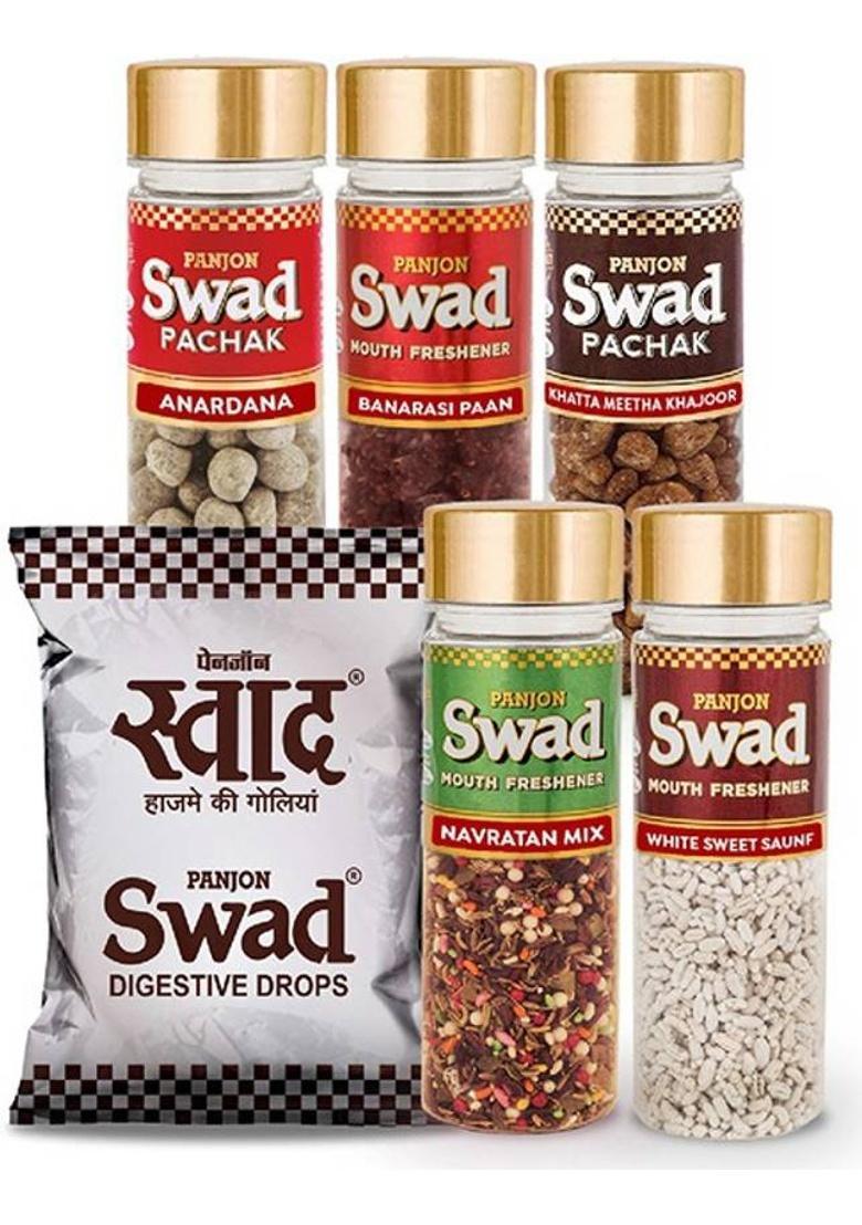 Swad B07Kdfp4Xc Saunf Mouth Freshener (6 X 133.33 G)