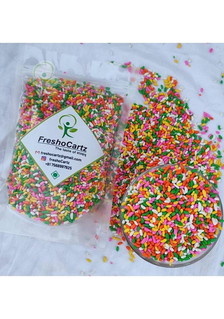 Freshocartz Coloured Saunf | Sugar Coated Fennel Seeds | Mouth Freshner (Mukhwas) Sweet Mouth Freshener (400 G)