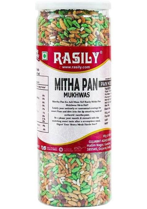 Rasily Mitha Pan Mukhwas Mint, Fennel Seeds, Pan Mouth Freshener&nbsp;&nbsp;(180 G)