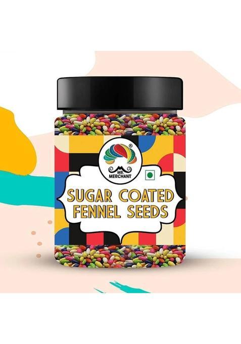 Mr. Merchant Sugar Coated Fennel Seeds, 300Gm Sweet Mouth Freshener (300 G)