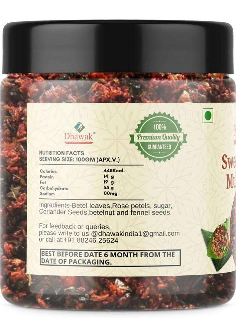 Dhawak Calcutta Meetha Paan Handmade Paan Mukhwas Sweet Paan Gulkand Pan Without Supari Sweet Mouth Freshener&nbsp;&nbsp;(400 G) - Indya