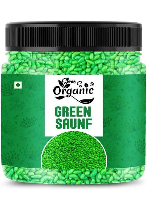 Shree S Organic Premium Green Saunf Mukhwas | Natural Mouth Freshener | Fennel Seeds Digestive Sweet Mouth Freshener&nbsp;&nbsp;(200 G)