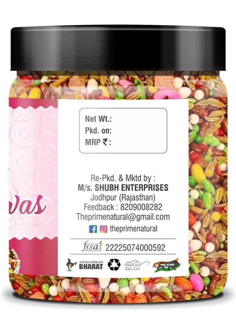The Prime Natural Rajasthani Mukhwas | Traditional | Digestive Mouth Freshener Flavorful Mukhwas Mouth Freshener (400 G)