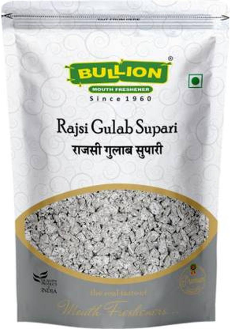 Bullion Mukhwas, Rajsi Gulab Supari Mint Mouth Freshener (100 G)