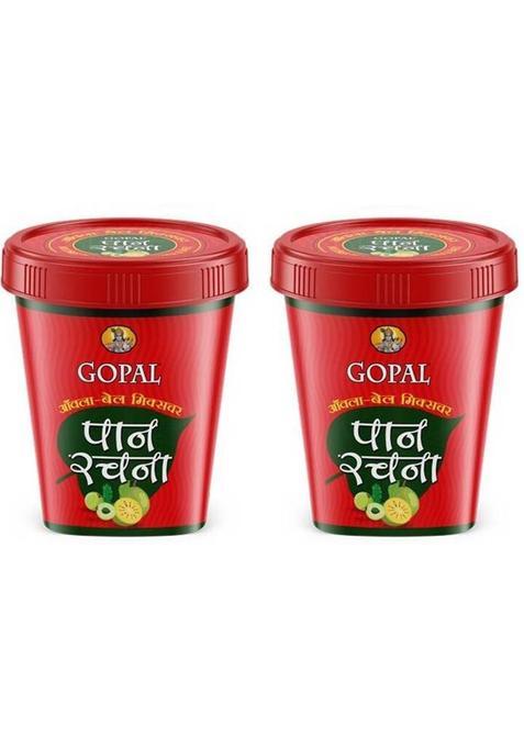 Gopal Pan Ki Jaan Khus With Device Paan Rachna Amla Bael Mixture | Herbal After-Meal Snack & Digestive Mukhwas Amla, Bael Mouth Freshener&nbsp;&nbsp;(2 X 50 G)