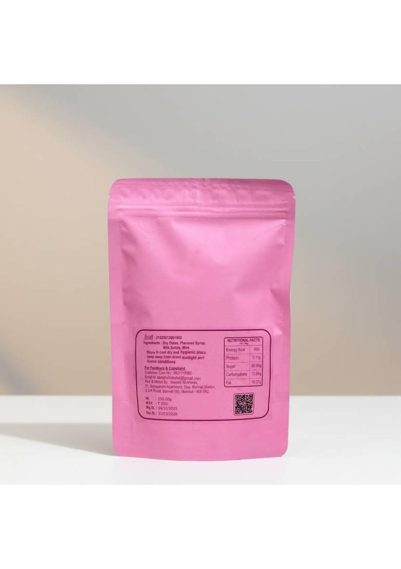 Swastik Mukhwas Cream Of Rose Khajur – Exotic Rose & Date Delight Mouth Freshener Rose Mouth Freshener (250 G)