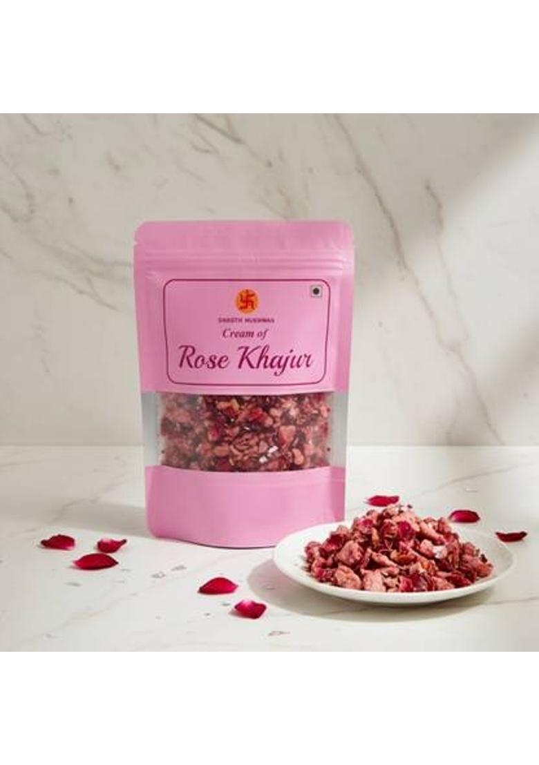 Swastik Mukhwas Cream Of Rose Khajur – Exotic Rose & Date Delight Mouth Freshener Rose Mouth Freshener (250 G)